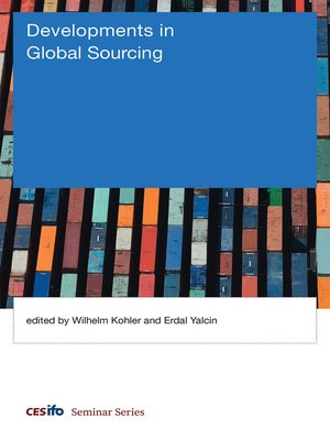 cover image of Developments in Global Sourcing